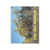 Palm trees oasis notebook notitieblok (Linkerzijde)