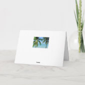 PALM TREES, OCEAAN BREEZE. BEACH TRIP? JA, GELIEVE KAART (Achterkant)