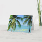 PALM TREES, OCEAAN BREEZE. BEACH TRIP? JA, GELIEVE KAART (Voorkant)