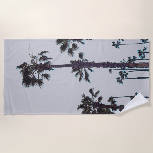 Palm Trees Oceanside Strandlaken (Voorkant)