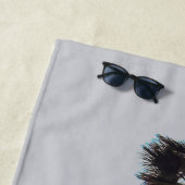 Palm Trees Oceanside Strandlaken (In situ)