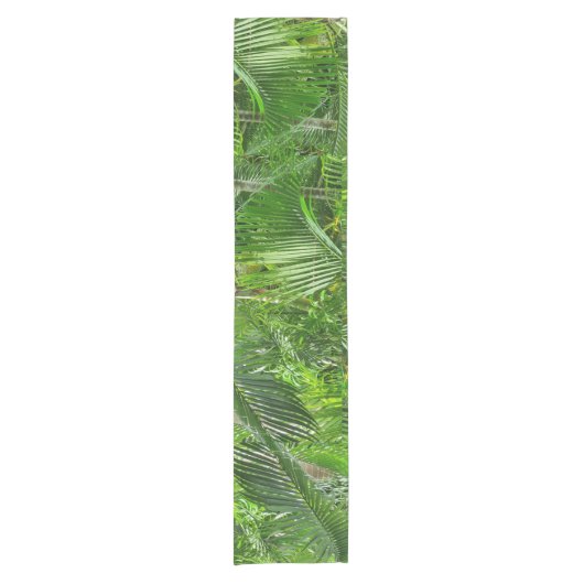 Palm Trees Oerwoud Table Runner Korte Tafelloper (Voorkant)
