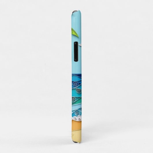 Palm Trees on the Beach Personalized Case-Mate iPhone Case (Achterkant/rechts)