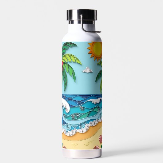 Palm Trees on the Beach  Waterfles (Links)