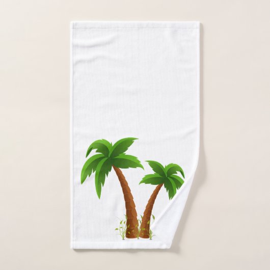 Palm Trees Originele Badhanddoek Set Bad Handdoek (Handdoek)