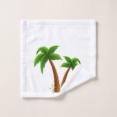 Palm Trees Originele Badhanddoek Set Bad Handdoek (Wasdoekje)