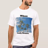 Palm Trees Paradise Family Reunion Keepomwille T-shirt (Voorkant)