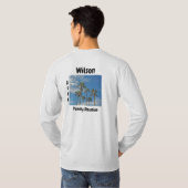 Palm Trees Paradise Family Reunion Keepomwille T-shirt (Achterkant volledig)