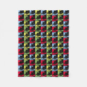 Palm Trees Pattern Fleece Deken (Voorkant)