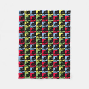 Palm Trees Pattern Fleece Deken