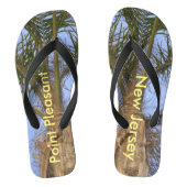 Palm Trees Point Pleasant New Jersey Teenslippers (Voetbed)