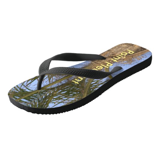 Palm Trees Point Pleasant New Jersey Teenslippers (Schuin)