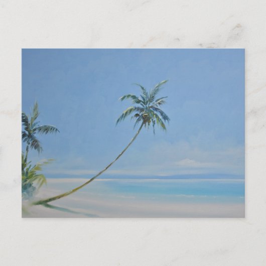 Palm Trees Post Card Briefkaart (Voorkant)