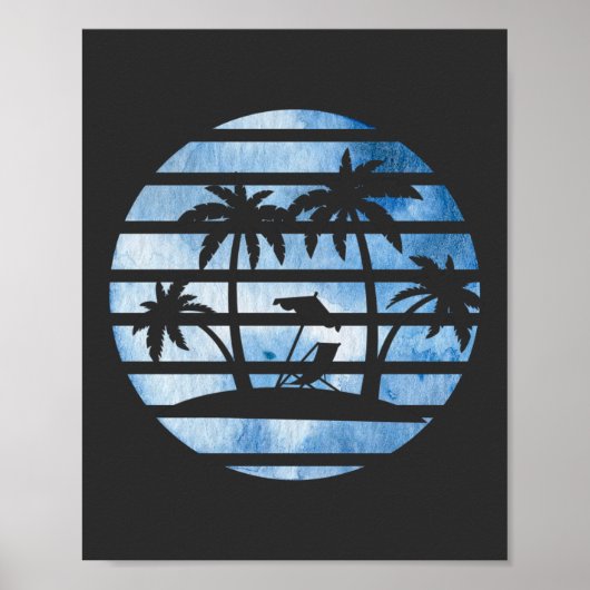 PALM TREES POSTER (Voorkant)