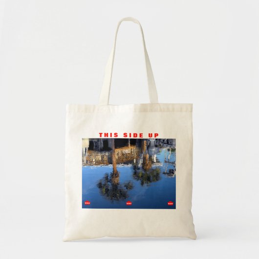 Palm Trees Reflection Tote Bag (Voorkant)