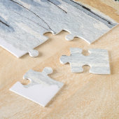 Palm Trees Santa Barbara Californische Waterverf Legpuzzel (Zijkant)