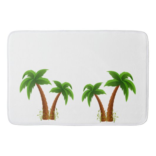 Palm Trees Schattigee badkamer badmat (Voorkant)
