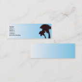 Palm Trees - Skinny Mini Visitekaartje (Voorkant / Achterkant)