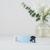 Palm Trees - Skinny Mini Visitekaartje (Staand voorkant)