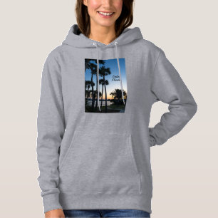 Palm Trees Sunrise Destin Florida Dames Hoodie