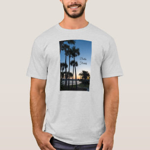 Palm Trees Sunrise Destin Florida Mannen T-shirt