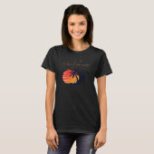 Palm Trees Sunset California T-shirt (Voorkant volledig)