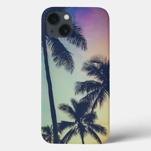 Palm Trees Sunset Case-Mate iPhone Case (Achterkant)