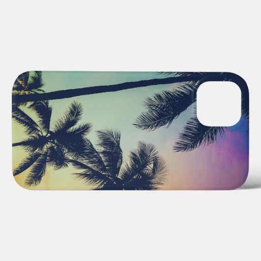 Palm Trees Sunset Case-Mate iPhone Case (Achterkant (horizontaal))