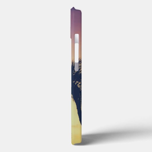 Palm Trees Sunset Case-Mate iPhone Case (Achterkant / Links)
