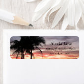 Palm Trees & Sunset Etiket (Insitu)