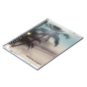 Palm Trees Tropical Beach Personalized Notitieboek (Linkerzijde)