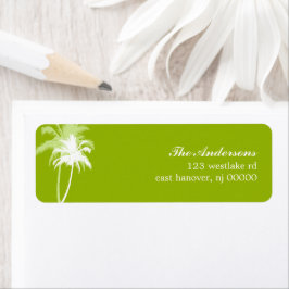Palm Trees Tropical Beach Wedding Etiket