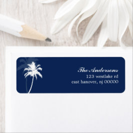Palm Trees Tropical Beach Wedding Etiket