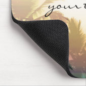 Palm Trees Tropical Heat Beach Summer Muismat (Hoek)