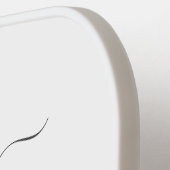 Palm Trees Tropical Monogram Name Script Pickleball Paddle (Links Detail)