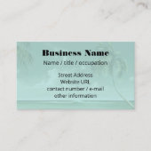 Palm Trees Tropische Gedekte Visitekaartjes (Voorkant)