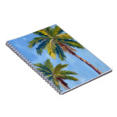 Palm Trees Watercolor Tropical Painted Notitieboek (Rechterzijde)