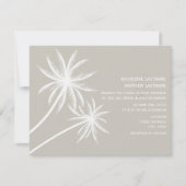 Palm Trees Wedding Uitnodiging (Voorkant)