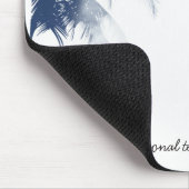 Palm Trees White Glamor Chic Modern Tropical Muismat (Hoek)