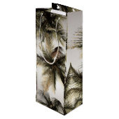 Palm Trees Wine Bag Wijn Cadeautas (Achterkant Gekanteld)