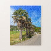 Palm Trees Zakynthos Griekenland Legpuzzel (Verticaal)