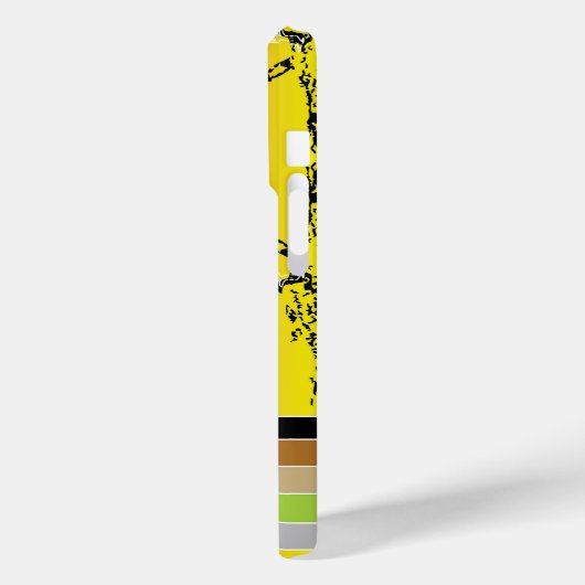 Palm Trepical Retro Beach Sunset Stripes Mod Case-Mate iPhone Case (Achterkant / Links)