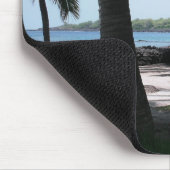 Palm Uitzicht Mousepad Muismat (Hoek)