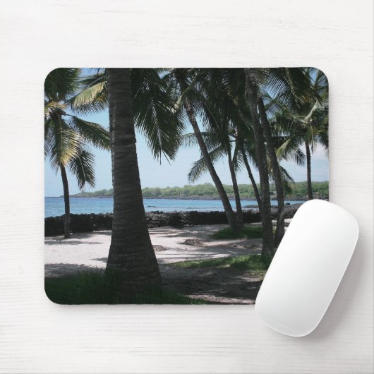 Palm Uitzicht Mousepad Muismat (Met muis)