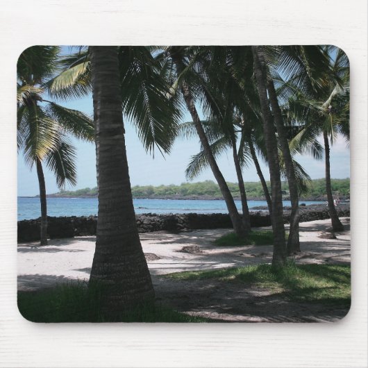 Palm Uitzicht Mousepad Muismat (Voorkant)