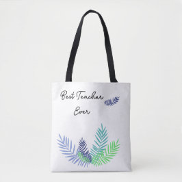 Palm verlaat beste leraar ooit tote bag