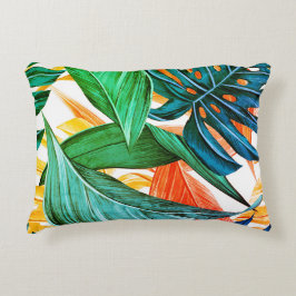 Palm vertrekt tropische exotische accuskussens accent kussen