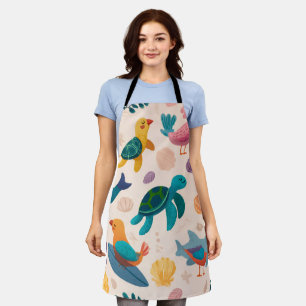 Palm Vibes All-Over Print Schort Cadeau
