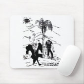 palm walker afdruk muismat (Met muis)