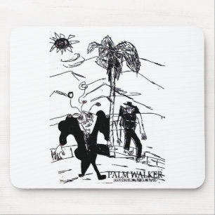 palm walker afdruk muismat